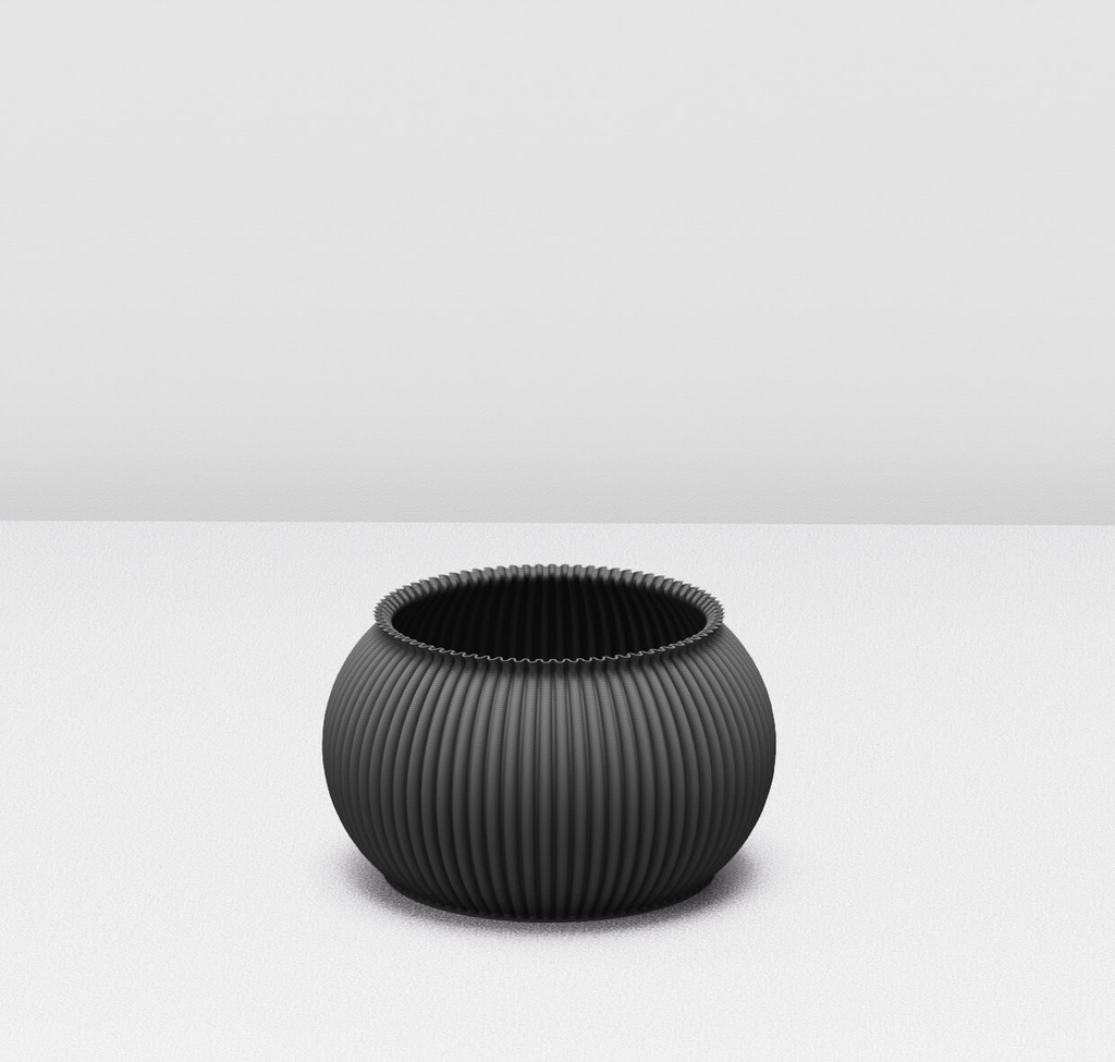 Pao Vase - Noir