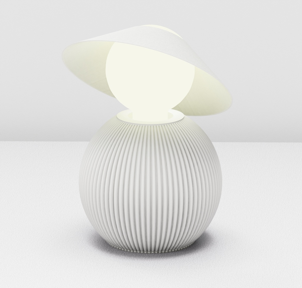 [LMP-DAM-BLA] Lampe Dam Blanc